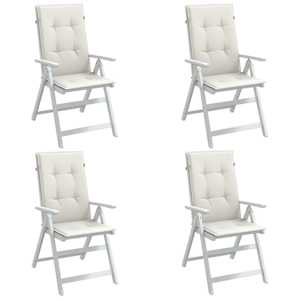 Blazina za stol 4 kosi melanž krem 120x50x4 cm blago