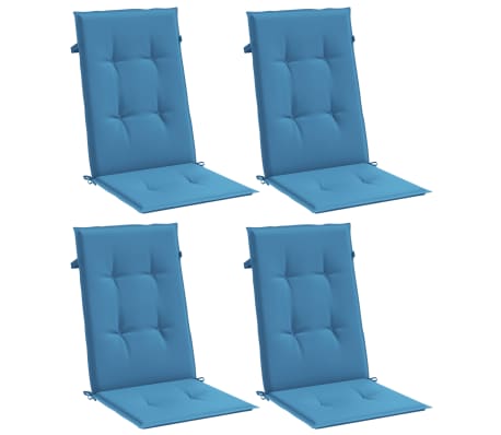 vidaXL 4 db melange k&eacute;k sz&ouml;vet magas h&aacute;tt&aacute;ml&aacute;j&uacute; sz&eacute;kp&aacute;rna 120x50x4 cm