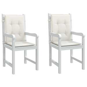 Blazina za stol 2 kosa melanž krem 100x50x4 cm blago