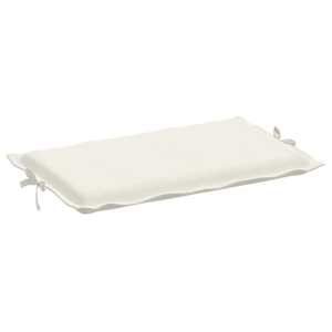 Poduška na lehátko krémová melanž 186x58x4 cm textil - obrázek 5
