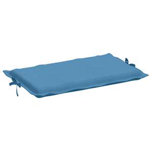 Poduška na lehátko modrá melanž 186x58x4 cm textil - obrázek 5