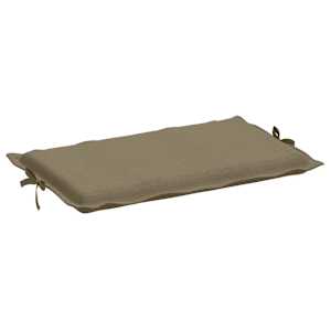 Poduška na lehátko taupe melanž 186x58x4 cm textil - obrázek 5