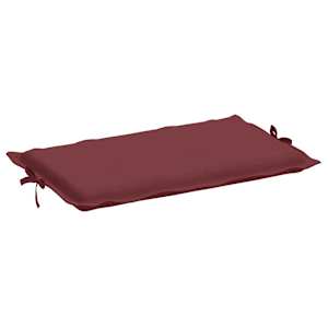 Poduška na lehátko vínová melanž 186x58x4 cm textil - obrázek 5
