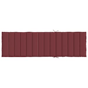 Poduška na lehátko vínová melanž 200 x 60 x 4 cm textil - obrázek 5