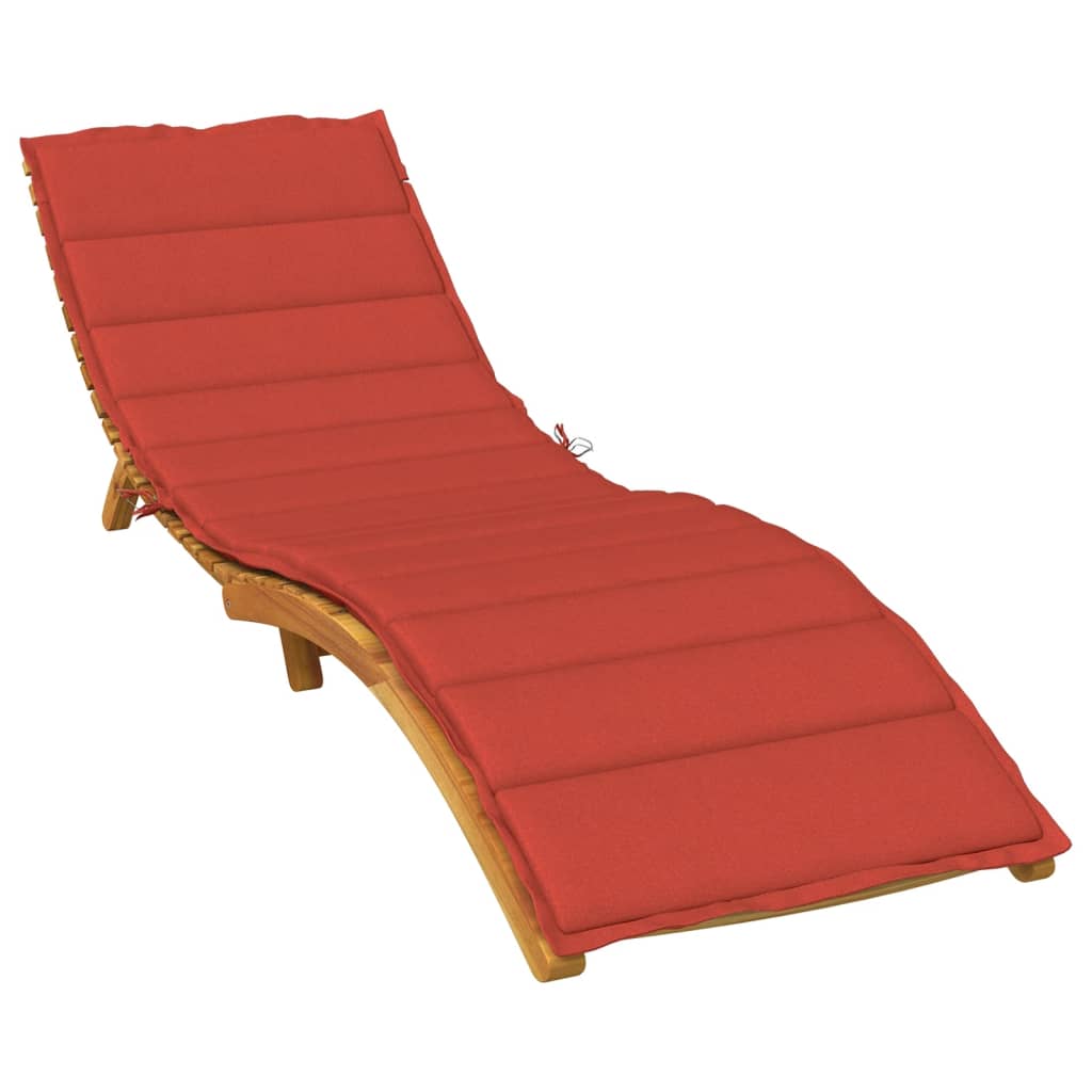 Jastuk za ležaljku prošarani crvena 200 x 70 x 4 cm od tkanine Dom i vrt Naručite namještaj na deko.hr