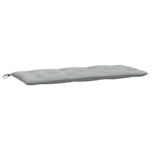 Poduška na zahradní lavici světle šedá melanž 120x50x7cm textil - obrázek 2