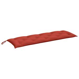 Poduška na zahradní lavici červená melanž 150x50x7 cm textil - obrázek 2