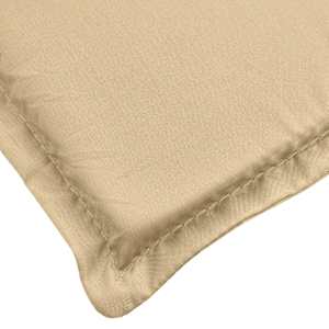 Poduška na zahradní lavici béžová melanž 200 x 50 x 7 cm textil - obrázek 5