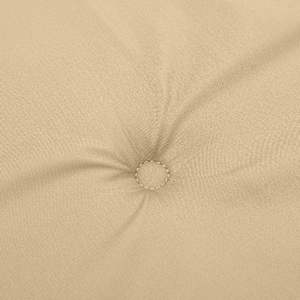 Poduška na zahradní lavici béžová melanž 200 x 50 x 7 cm textil - obrázek 6