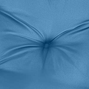 Podušky na zahradní lavici 2 ks modrá melanž 100x50x7 cm textil - obrázek 7