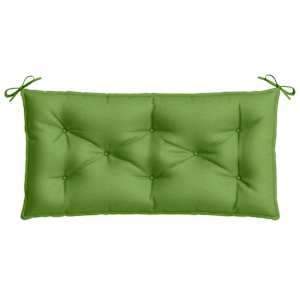 Podušky na zahradní lavici 2 ks zelená melanž 100x50x7cm textil - obrázek 6