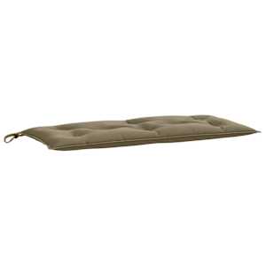 Podušky na zahradní lavici 2 ks taupe melanž 100x50x7 cm textil - obrázek 5