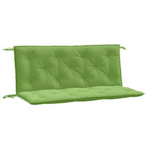 Podušky na zahradní lavici 2 ks zelená melanž 120x50x7cm textil - obrázek 2