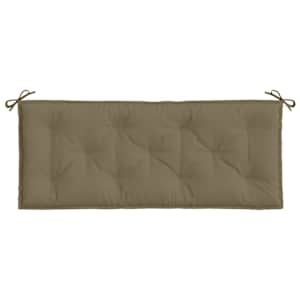 Podušky na zahradní lavici 2 ks taupe melanž 120x50x7 cm textil - obrázek 6