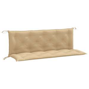 Podušky na zahradní lavici 2 ks béžová melanž 150x50x7cm textil - obrázek 2