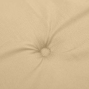 Podušky na zahradní lavici 2 ks béžová melanž 150x50x7cm textil - obrázek 7