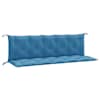 vidaXL aiapingi istmepadjad 2tk, sinine, 180x50x7 cm, kangas