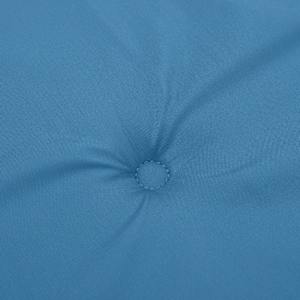 Podušky na zahradní lavici 2 ks modrá melanž 180x50x7 cm textil - obrázek 7