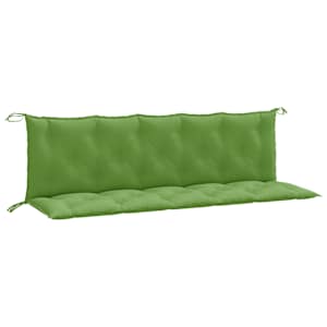 Podušky na zahradní lavici 2 ks zelená melanž 180x50x7cm textil - obrázek 2