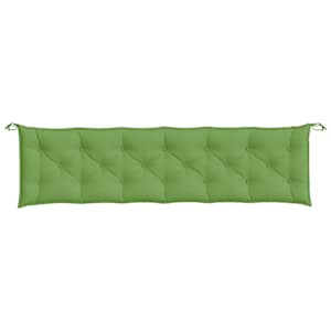 Podušky na zahradní lavici 2 ks zelená melanž 200x50x7cm textil - obrázek 6