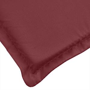 Podušky na zahradní lavici 2 ks vínová melanž 200x50x7cm textil - obrázek 8