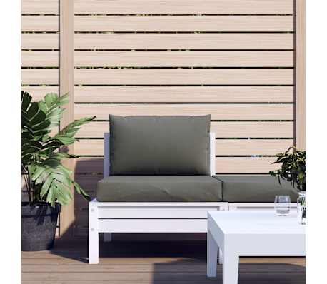 vidaXL Perne de paleți, 2 buc., melanj gri &icirc;nchis, material textil