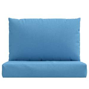Podušky na palety 2 ks modrá melanž textil - obrázek 4