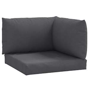 vidaXL euroaluse istmepadjad 3 tk, antratsiithall, kangas