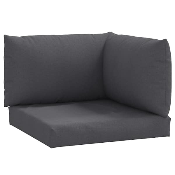 vidaXL euroaluse istmepadjad 3 tk, antratsiithall, kangas