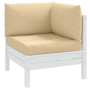 Podušky na palety 3 ks béžová melanž textil - obrázek 1