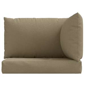 Podušky na palety 3 ks taupe melanž textil - obrázek 4