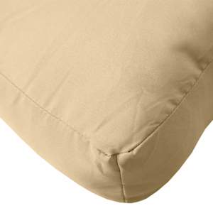 Poduška na palety béžová melanž 60x60x9,5 cm textil - obrázek 5