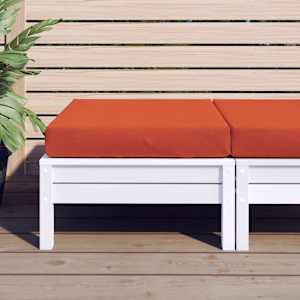 Poduška na palety červená melanž 60x60x9,5 cm textil - obrázek 3