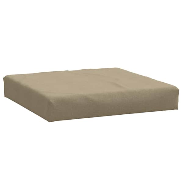 vidaXL euroaluse istmepadi, hallikaspruun, 60x60x9,5 cm, kangas