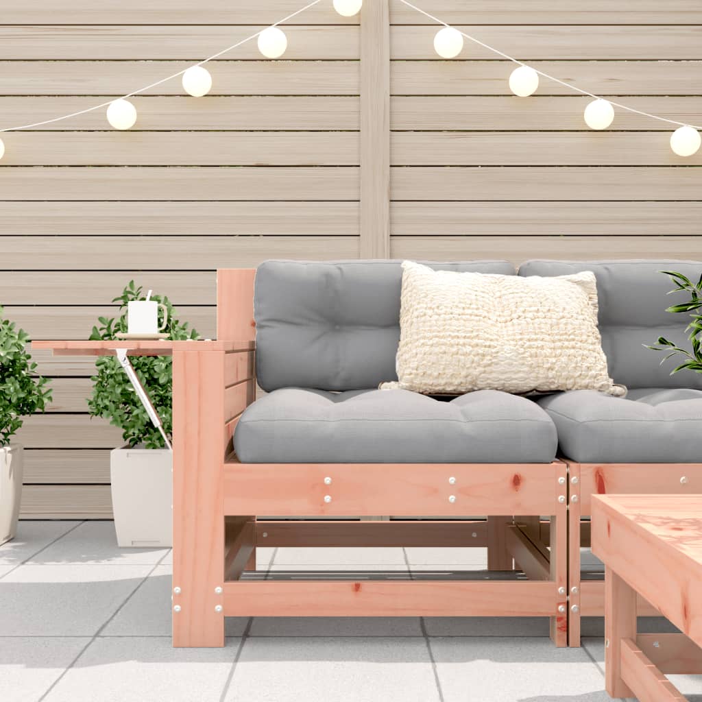 Thumbnail - vidaXL Gartensofa mit Armlehne und Beistelltisch Massivholz Douglasie