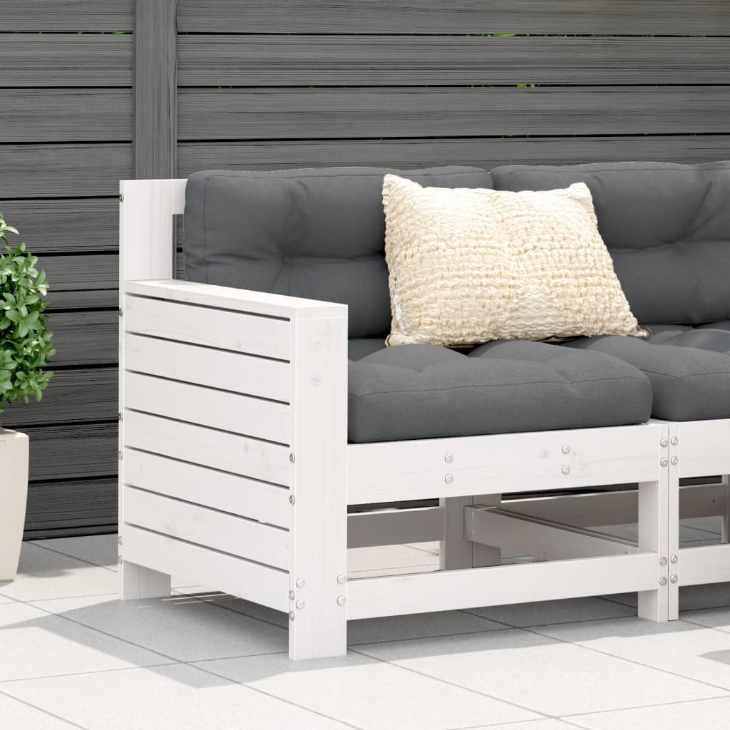 Mueble de Jardín Taburete Sofá de Exterior Mesa de Patio Madera Maciza vidaXL - Imagen 85 de 96