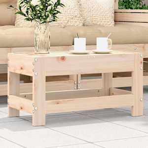 Vrtni stolček za noge 62x30x32 cm trdna borovina