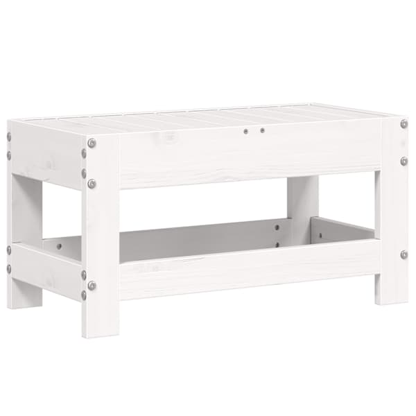 vidaXL aia jalapink, valge 62 x 30 x 32 cm, m&auml;nnipuit