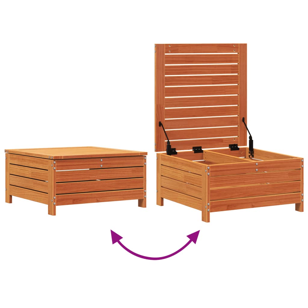 Mueble de Jardín Taburete Sofá de Exterior Mesa de Patio Madera Maciza vidaXL - Imagen 79 de 96