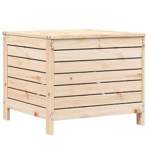 Zahradní podnožka 62 x 63,5 x 53,5 cm masivní borové dřevo - obrázek 2