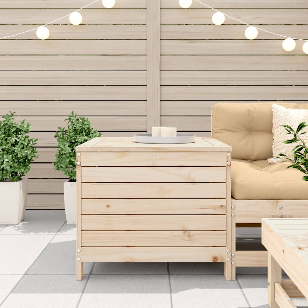 Thumbnail - vidaXL Gartenhocker 62x63,5x53,5 cm Massivholz Kiefer