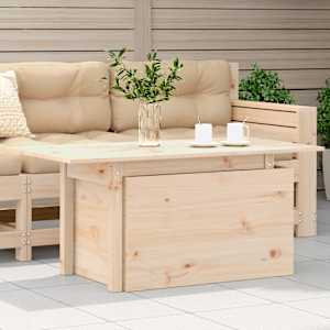 Vrtna miza 100x50x75 cm trdna borovina