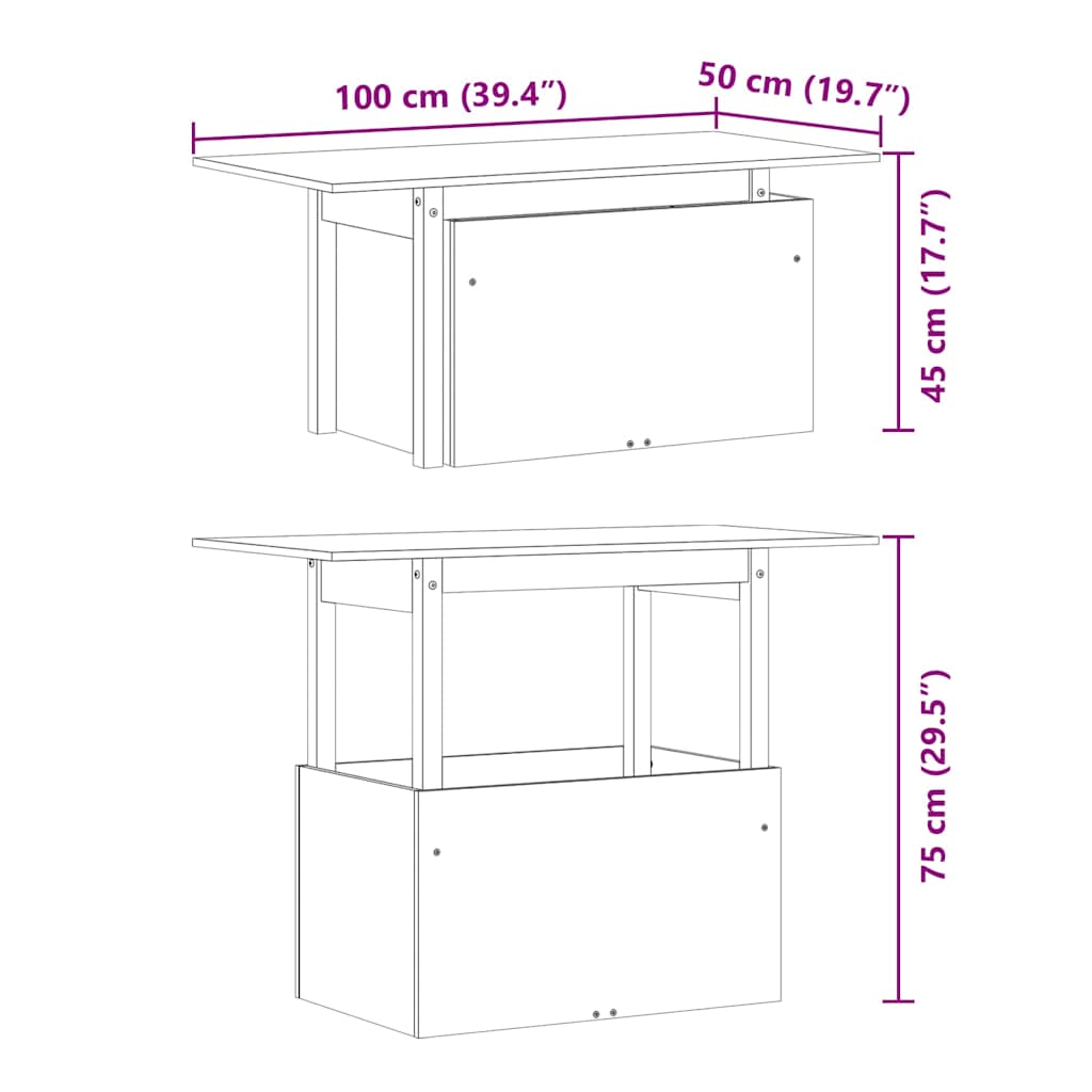 Mueble de Jardín Taburete Sofá de Exterior Mesa de Patio Madera Maciza vidaXL - Imagen 24 de 96
