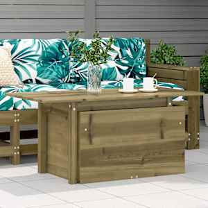 Vrtna miza 100x50x75 cm impregnirana borovina