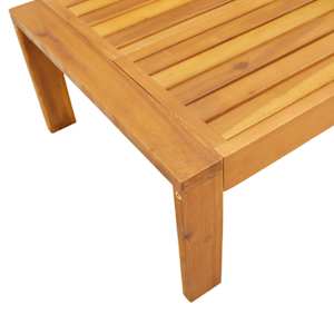 Zahradní stůl 100 x 50 x 27 cm masivní akáciové dřevo - obrázek 7