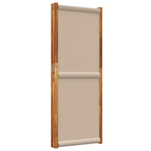 4dílný paraván taupe 280 x 180 cm - obrázek 5