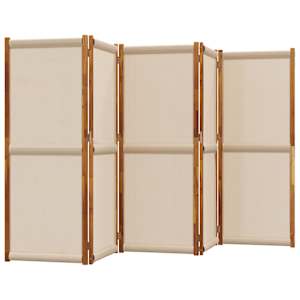 5dílný paraván taupe 350 x 180 cm - obrázek 3
