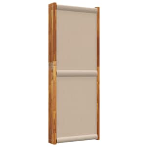 5dílný paraván taupe 350 x 180 cm - obrázek 5