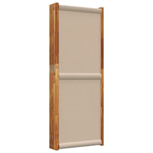 6dílný paraván taupe 420 x 180 cm - obrázek 5