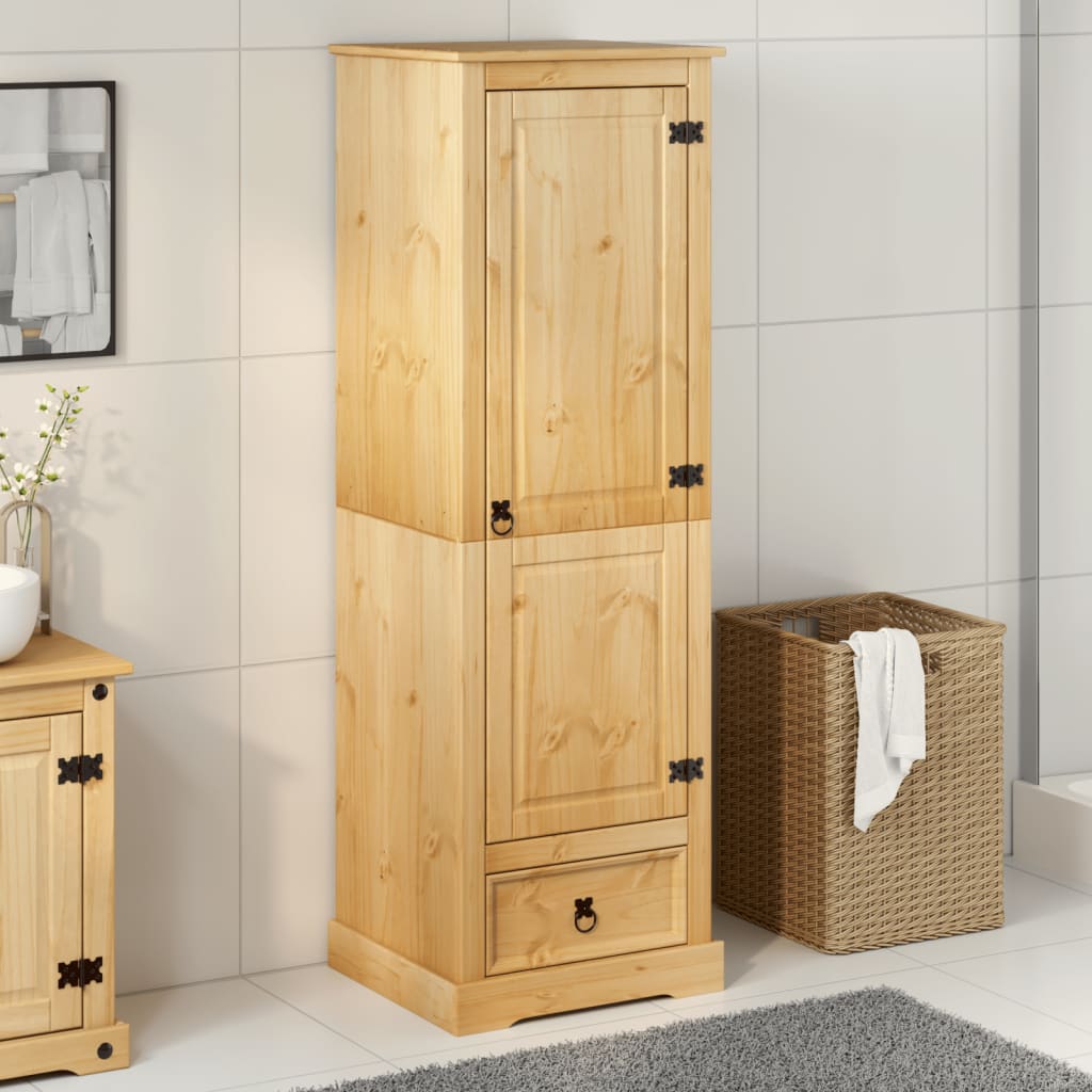 vidaXL Kledingkast Corona 55x50x170 cm massief grenenhout afbeelding
